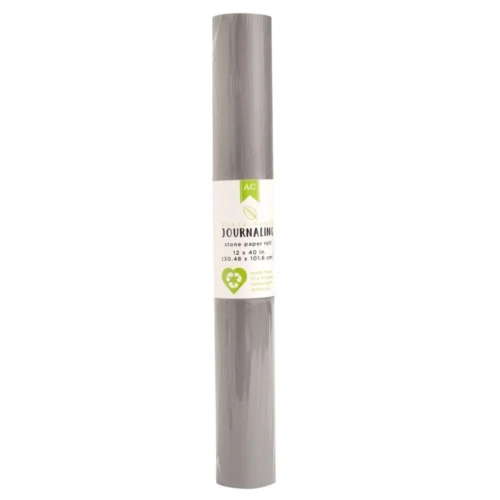 AC Sustainable Journaling Stone Paper Roll 12 X 40 in ***NEW IN‎ PLASTIC***